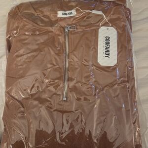 COOFANDY Men's Brown Sweatpants